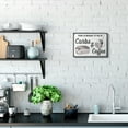 thumbnail image 4 of Stupell Industries Carbs and Coffee Kitchen Humor Rustic Word Design Graphic Art Black Framed Art Print Wall Art, 11x14, by The Saturday Evening Post, 4 of 7