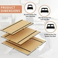 Imperius Foldable Box Spring, Bunkie Board, Bed Support Slats, Bed