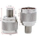thumbnail image 1 of Conector de antena de TV de 75 ohmios - Adaptador de cable coaxial - Adaptador de antena de TV con montaje de tornillo - Adaptador coaxial para cable de satélite, cable de antena, etc., 1 of 2