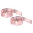 thumbnail image 1 of Unique Bargains Miniature Garden Fence, 35 Inch Long Decorative Picket Fence, Pink 2Pack, 1 of 5