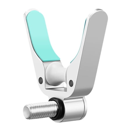 Wswqop Fishing Rod Holder Support Head Handle Accessories Stable Easy to Install Argent