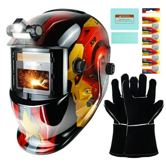 Klutch 48750 Large View Auto-Darkening Variable-Shade Welding
