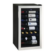 SMETA 3.1 Cu ft 28 Bottles Compressor Wine Coolers Stainless Steel Door No Frost Wine Fridges Freestanding Champagne Cooler, 110V