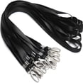 thumbnail image 1 of Lanyards Antspirit, paquete de 50 unidades, para tarjetas de identificación, color negro, 1 of 7