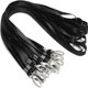 thumbnail image 1 of Lanyards Antspirit, paquete de 50 unidades, para tarjetas de identificación, color negro, 1 of 7