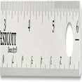 thumbnail image 2 of Stainless Steel Metal Ruler with Non-Slip Cork Base, 6 in, 2 of 4