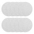 thumbnail image 1 of Unique Bargains 50 Pcs 4-Inch White Dry Hook and Loop Sanding Discs Flocking Sandpaper 320 Grit, 1 of 4