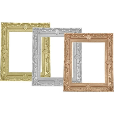 Assorted Color Mini Photo Frames for Decor Made of Resin 3 Pieces Tiny Picture Frames Ornaments