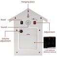 thumbnail image 3 of JTNero Cuckoo Clock Plastic Cuckoo Wall Clock with Bird Tweeting Sound Hanging Bird Clock Minimalist Cuckoo Clock Decorative for Home Living Room, 3 of 5