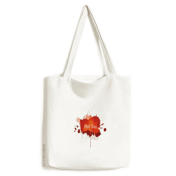 Banshee Daub Colorful Festival Tote Canvas Bag Shopping Satchel Casual Handbag