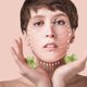 thumbnail image 2 of unidades de herramienta de masaje Gua Sha con raspado, masajeador facial de jade con forma de hongo., 2 of 7