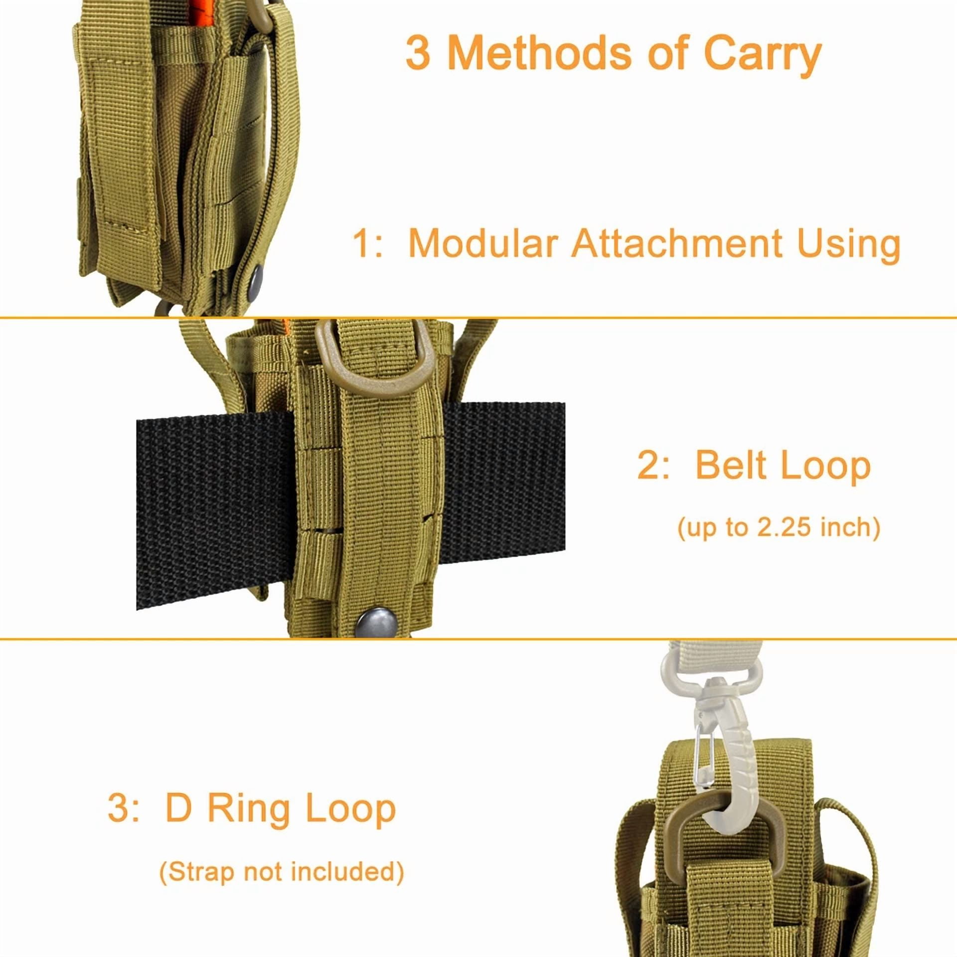 CIRCLE- Universal Multi Pockets Tool Holster Sheath Tool Organizer Molle Pouch