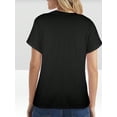 thumbnail image 3 of St. Patrick's Day Women's Single Side Printed Short Sleeve T-Shirt Round Neck Summer Fashion Solid Basic T-Shirt Tops Casual Summer Shirts, 3 of 8