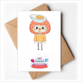 thumbnail image 1 of Food Egg Delicious White Yellow Healthy UU Happy Birthday Greeting Cards Envelopes Blank, 1 of 3