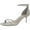 Silver Glitter, variant on Women's Peonie Heeled Sandals Silver Glitter 5.5M