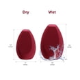 thumbnail image 5 of Apercolorier 6pcs Big Beauty Makeup Sponge Blender , Latex Free Sponge (Purple), 5 of 6