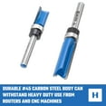 thumbnail image 4 of HILTEX 10103H Bottom Bearing Pattern Flush Trim Router Bit Set, 4 Pieces, 1/4 Inch Shank, CNC Woodworking Tool, 1/2" Cutting Diameter, Cutting Length: 1/2", 25/32”, 1”, and 1-1/2”, 4 of 6