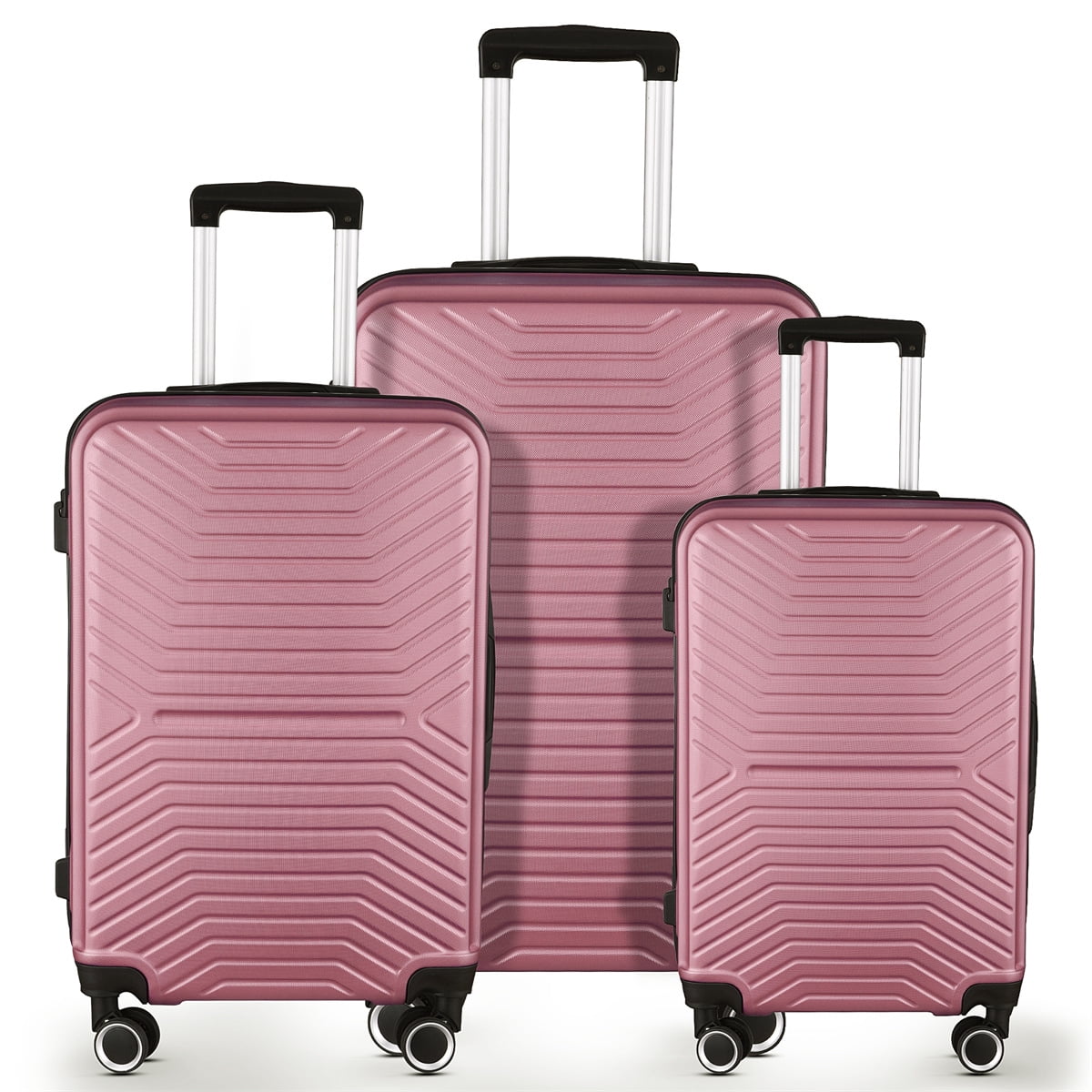 Luggage Sets with Expandable ABS Hardshell, 3pcs Clearance Luggage