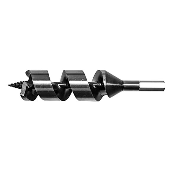Century Drill & Tool 38596 Ship Auger Bit, 7-1/2" x 1-1/2", Black