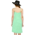 thumbnail image 4 of Made by Johnny Women's V-Neck Spaghetti Strap Tunic Short Dress M MINT, 4 of 6