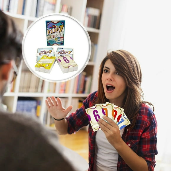 Flip 7 Board Game Cards – Casual Entertainment Party Game for All Ages – 1-3 Players – CAT100FL