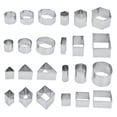 thumbnail image 3 of Herramientas para hacer caramelos de azúcar, 24 piezas de moldes de acero inoxidable para galletas, moldes poligonales para galletas, multifuncionales, 3 of 12