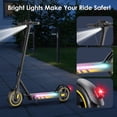 thumbnail image 6 of Electric Scooter for Adults, 600W, 30 Miles & 25 MPH Max, 10'' Pneumatic Tires Portable Folding Design，Commuting E-Scooter Yellow, 6 of 9
