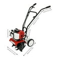 Gas Powered 2Stroke 52CC Tiller Cultivator Garden Yard Rototiller