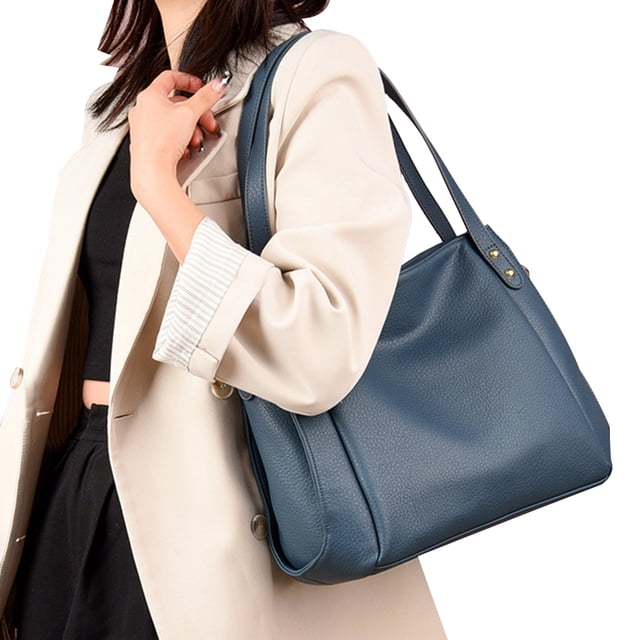 Hukapapa Bolsos y Bolsos para Mujer Tote Top Handle Hobo Bag Satchel Ladies Crossbody Bagsblue