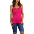 thumbnail image 3 of ToBeInStyle Womens Essential Ribbed Racerback Versatile Layering Cotton Blend Tank Top, 3 of 5