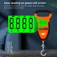 thumbnail image 2 of SPEARFISHING WORLD Waterproof Compact Hanging Fishing Scale for Fish Weighing Luggage and more with Digital Backlit LCD Display 110lb/50kg, 2 of 7