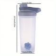 thumbnail image 6 of 1pc 700Ml/24Oz Protein Shaker Bottle, Portable Leak-Proof Shaker Smoothie Cup, Suitable for Gym Fitness And Exercise, Easy to Clean, 6 of 10