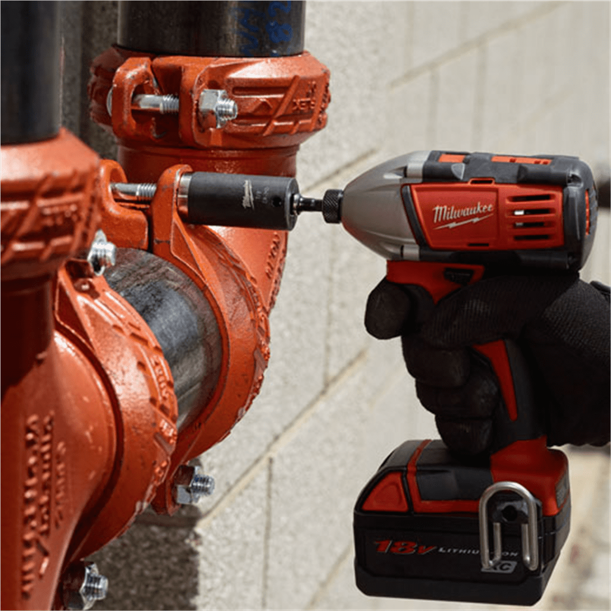 Milwaukee Tool SHOCKWAVE 1/2" Square to 1/4" Hex Adapter
