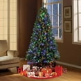 thumbnail image 3 of Sapin de Noël pré-éclairé, de 7 pieds de haut, Braxton Holiday Time – Vert, 3 of 7
