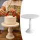 thumbnail image 4 of European Style Metal Non-Slip Round Cake Stand for Weddings, Parties and Birthdays, Large, White, 4 of 4