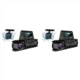 thumbnail image 1 of 2X Cámara DVR para Automóvil Lente de 3 Cámaras Cámara DVR para Automóvil de Doble Lente 1080P HD Cámara de Tablero Grabadora de Video Monitoreo de Estacionamiento 24 Horas Dashcam, 1 of 8