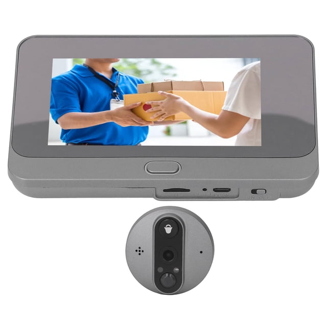 VIDEO 4.3in Peephole Visor Wifi Wifi Anti Theft Smart Video Dimensor Detecciónica de Movimiento de la Cámara Tuya para Tuya