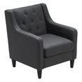 thumbnail image 2 of Serta Nina Tufted Accent Chair Charcoal Gray, 2 of 6