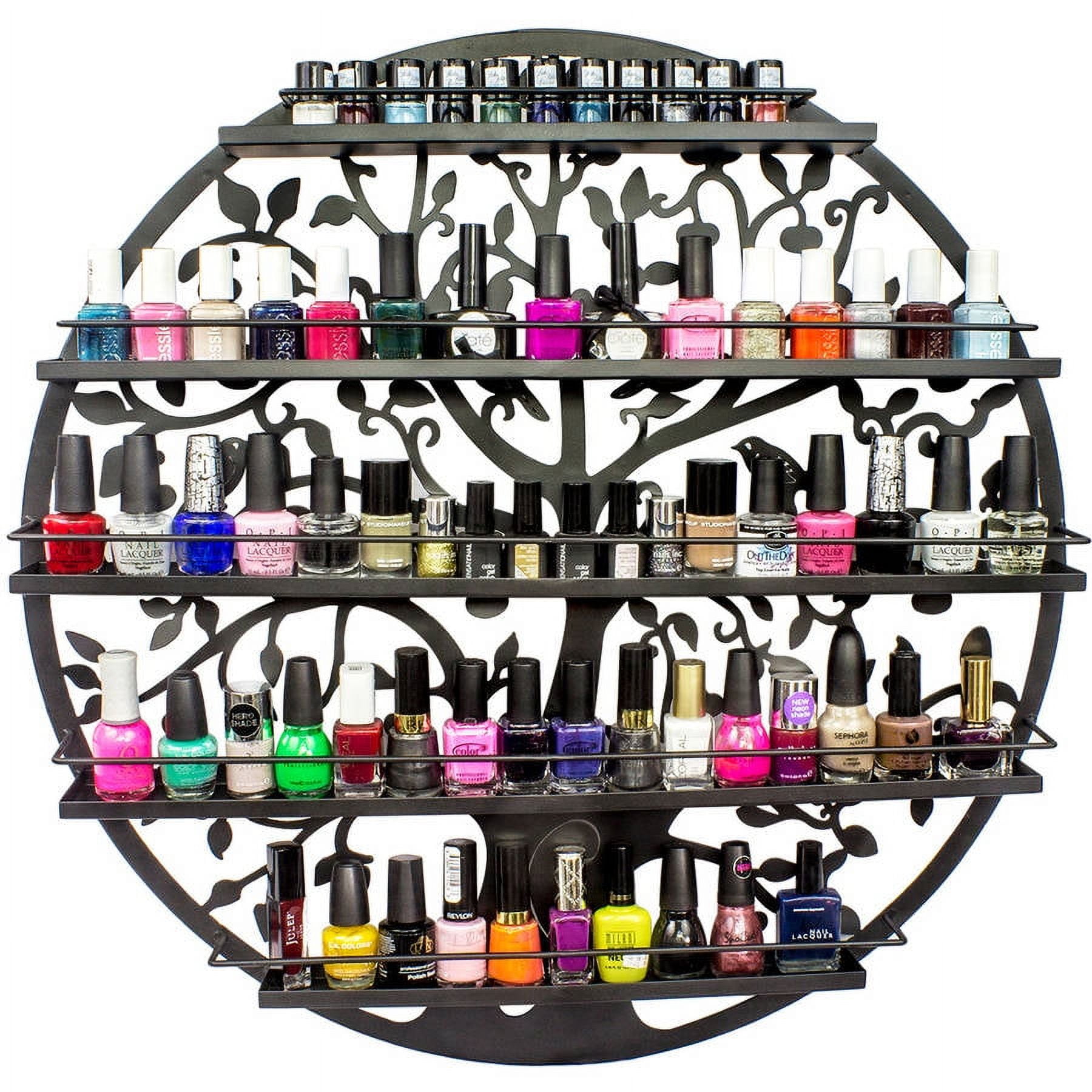 Nail shop nail art shelf nail polish shelf display rack wall hanging tripod  shelves - Ali… | Estantes de esmalte de uñas, Organizador de esmaltes,  Salones de diseño
