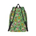 thumbnail image 2 of Naloa Vintage Sugar Skull Canvas Backpack for Men Women Rucksack Casual Travel Daypack College Tote Satchel Bookbag for Teens-Small, 2 of 7