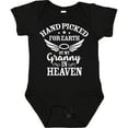 thumbnail image 3 of Inktastic Handpicked for Earth by My Granny in Heaven with Angel Wings Boys or Girls Baby Bodysuit, 3 of 5