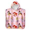 thumbnail image 2 of Disney Princess Kids Towel Set for Girls - Bundle with Princess Hooded Bath Towel with Stickers and More | Girls Towel Set, 2 of 5