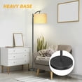 thumbnail image 4 of Pazzo Metal Arc Floor Lamp with Stepless Dimmable Bulb, for Living Room, Bedroom, Black, 4 of 8