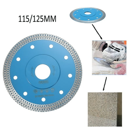 115/125MM Porcelain Tile Turbo Thin Diamond Dry Cutting Blade Grinder Wheel