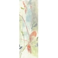 thumbnail image 2 of Goldberger, Jennifer 13x32 White Modern Wood Framed Museum Art Print Titled - Obscured Flowers II, 2 of 4