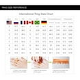 thumbnail image 3 of Couple Ring Versatile Delicate Titanium Steel Geometric Finger Ring for Banquet Party Anniversary Engagement, 3 of 8