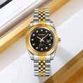 thumbnail image 2 of SKMEI Men Watches Analog Quartz Luxury Watches for Men Waterproof Bussiness Stainless Steel Men's Wrist Watches with Date, 2 of 3