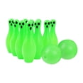 thumbnail image 2 of Juego de bolos para niños, , bolos, juguetes de desarrollo con 10 bolos y 2 bolas para regalos, bebés, niños pequeños, piso interior y exterior perfke Bolos luminosos, 2 of 7