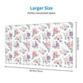 thumbnail image 3 of Kdxio Rose Flower B Print Large Gaming Mouse Pad,Non-Slip Base,Water Resist Keyboard Pad for Gamer,Office & Home,29.5 x 15.8 in, 3 of 9