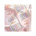 thumbnail image 2 of 6pcs/Set Double-Headed Fluorescent Pen In Macaron Color For Office And School Stationery, Used For Marking And Drawing In Notebooks, 2 of 5